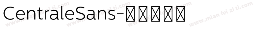 CentraleSans字体转换