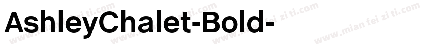 AshleyChalet-Bold字体转换