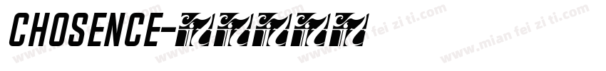 Chosence字体转换