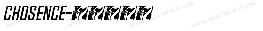 Chosence字体转换