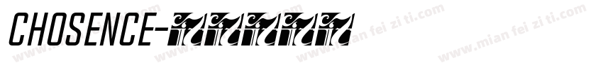 Chosence字体转换