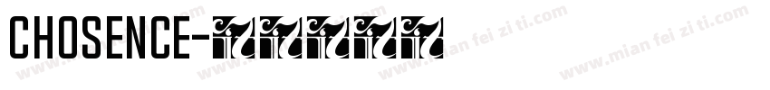 Chosence字体转换
