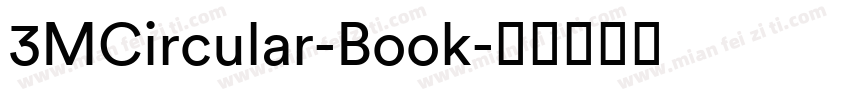 3MCircular-Book字体转换