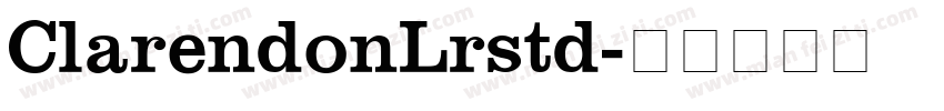 ClarendonLrstd字体转换