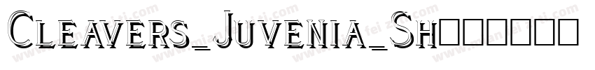 Cleavers_Juvenia_Sh字体转换