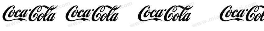 COCA-COLACAREFONT-TE字体转换