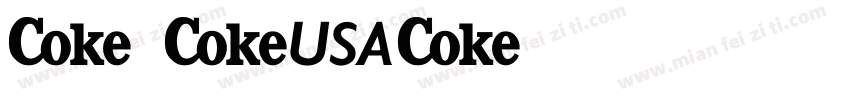 cocacolo字体转换