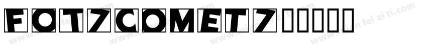 FOT-Comet字体转换