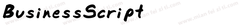 BusinessScript字体转换