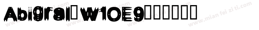 Abigral-w1OE9字体转换