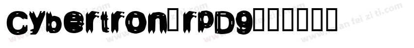 Cybertron-rpD9字体转换