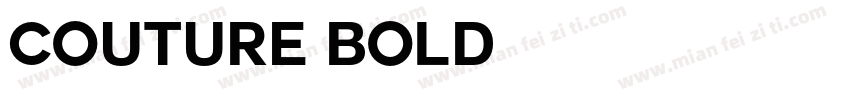Couture-Bold字体转换