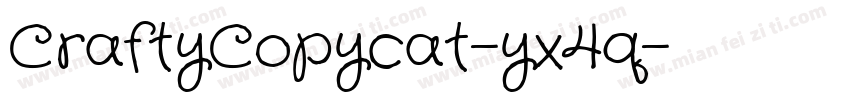 CraftyCopycat-yx4q字体转换