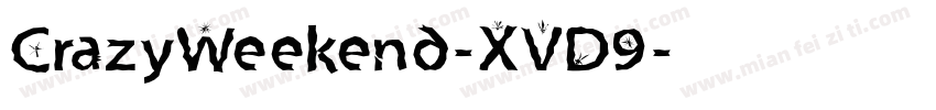 CrazyWeekend-XVD9字体转换