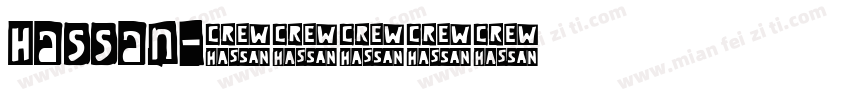 Hassan字体转换