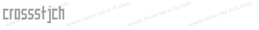 crossstjch2字体转换