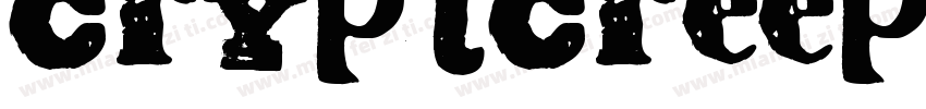 CryptcreepbbItalic-XDdG字体转换