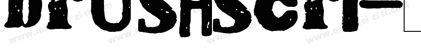 brushscri字体转换