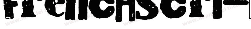 frenchscri字体转换