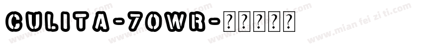 Culita-7oWR字体转换