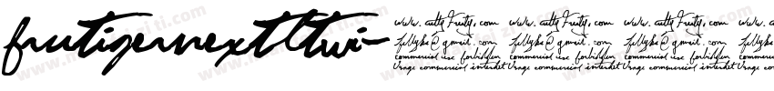 frutigernextltwi字体转换