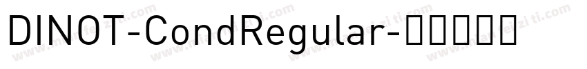 DINOT-CondRegular字体转换