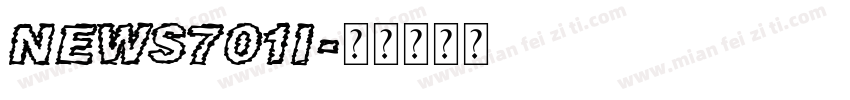 News701i字体转换