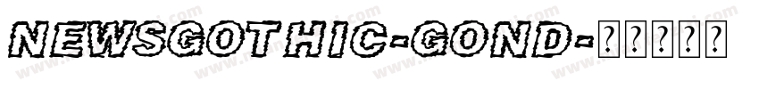 newsGothic-gond字体转换