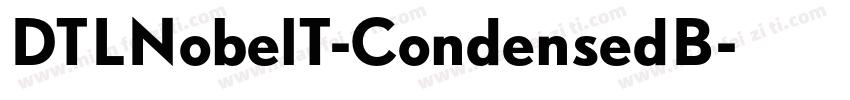 DTLNobelT-CondensedB字体转换