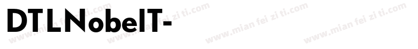 DTLNobelT字体转换