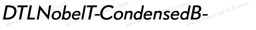 DTLNobelT-CondensedB字体转换