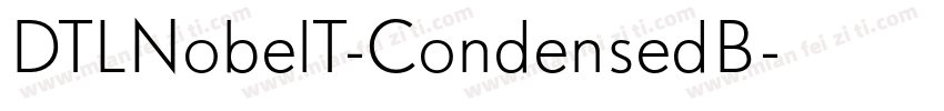 DTLNobelT-CondensedB字体转换