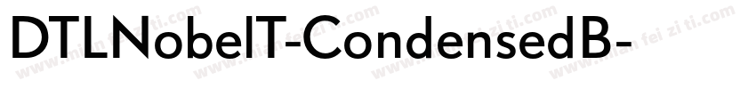 DTLNobelT-CondensedB字体转换