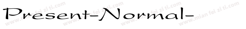 Present-Normal字体转换