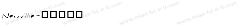 Neuville字体转换