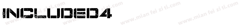 included4字体转换