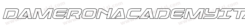 DameronAcademyItalic-Va1Z字体转换
