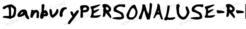 DanburyPERSONALUSE-R字体转换
