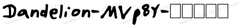 Dandelion-MVp8Y字体转换