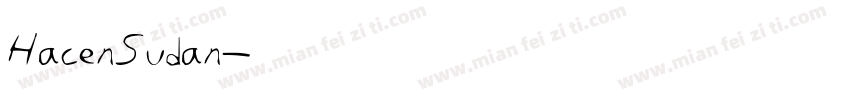 HacenSudan字体转换