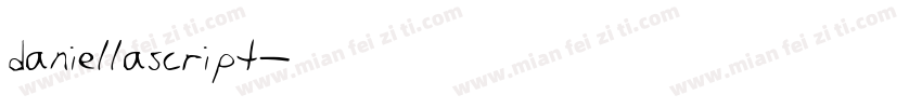 daniellascript字体转换