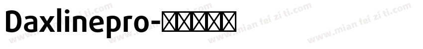 Daxlinepro字体转换