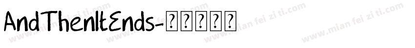 AndThenltEnds字体转换