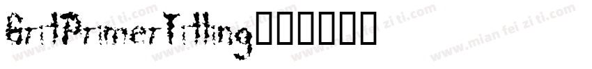 GritPrimerTitling字体转换