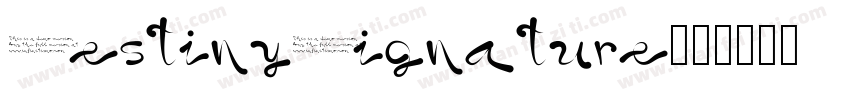 DestinySignature字体转换