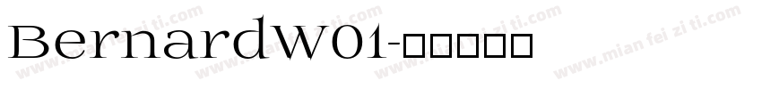 BernardW01字体转换