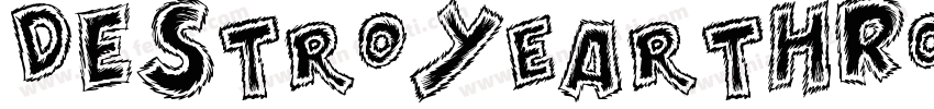DestroyEarthRoughBb-GrZm字体转换
