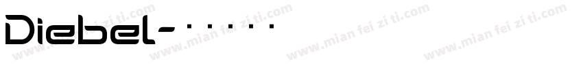 Diebel字体转换
