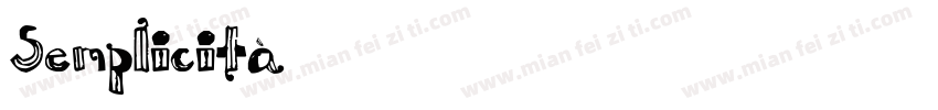 Semplicità字体转换