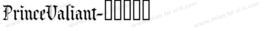 PrinceValiant字体转换